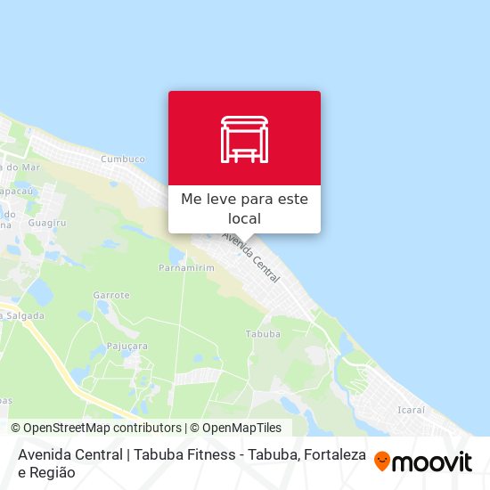 Avenida Central | Tabuba Fitness - Tabuba mapa