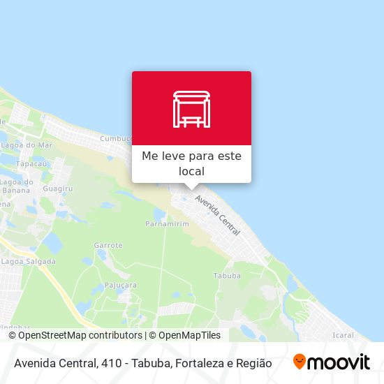 Avenida Central, 410 - Tabuba mapa