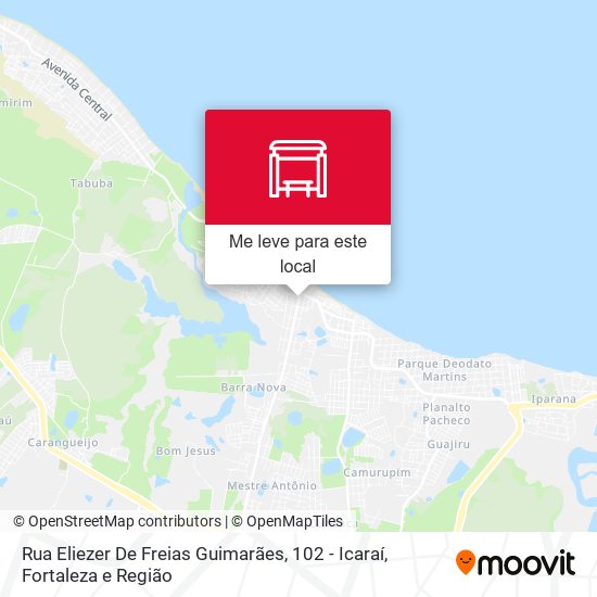 Rua Eliezer De Freias Guimarães, 102 - Icaraí mapa