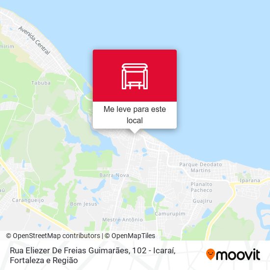 Rua Eliezer De Freias Guimarães, 102 - Icaraí mapa