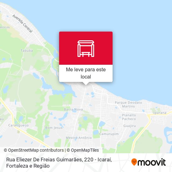 Rua Eliezer De Freias Guimarães, 220 - Icaraí mapa