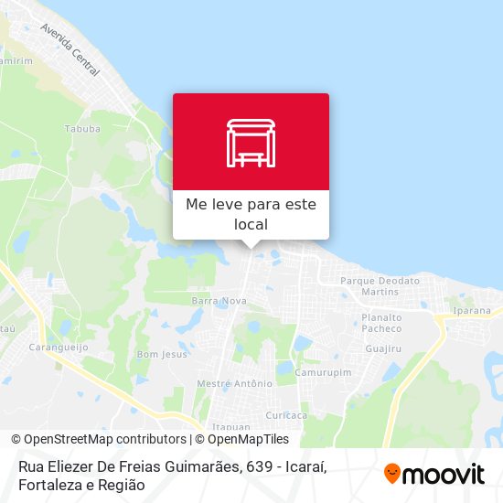 Rua Eliezer De Freias Guimarães, 639 - Icaraí mapa