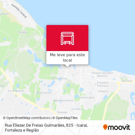 Rua Eliezer De Freias Guimarães, 825 - Icaraí mapa