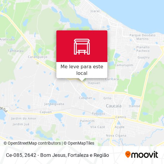 Ce-085, 2642 - Bom Jesus mapa