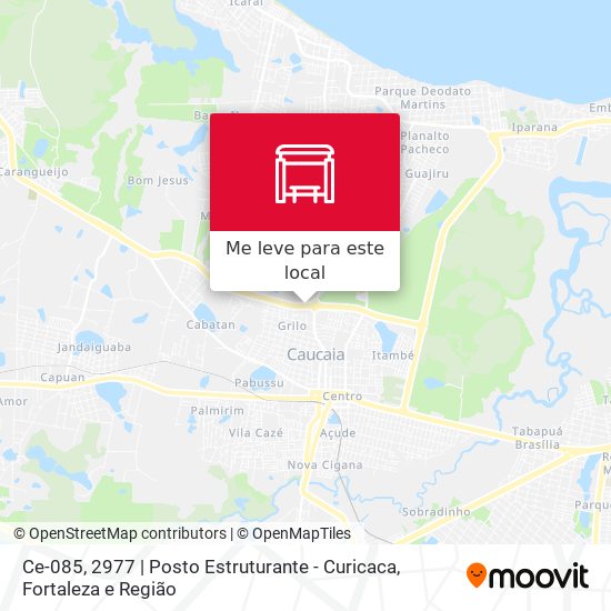 Ce-085, 2977 | Posto Estruturante - Curicaca mapa