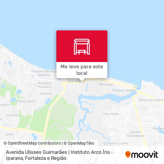 Avenida Ulisses Guimarães | Instituto Arco Ìris - Iparana mapa