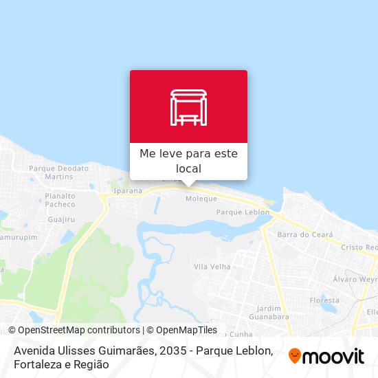 Avenida Ulisses Guimarães, 2035 - Parque Leblon mapa