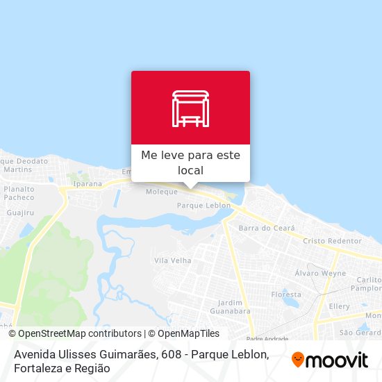 Avenida Ulisses Guimarães, 608 - Parque Leblon mapa