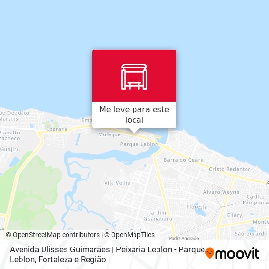Avenida Ulisses Guimarães | Peixaria Leblon - Parque Leblon mapa