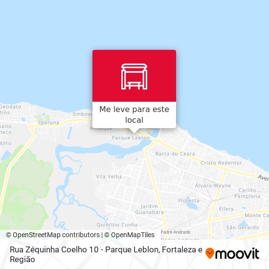 Rua Zéquinha Coelho 10 - Parque Leblon mapa