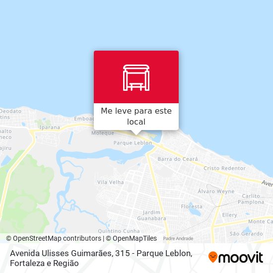 Avenida Ulisses Guimarães, 315 - Parque Leblon mapa