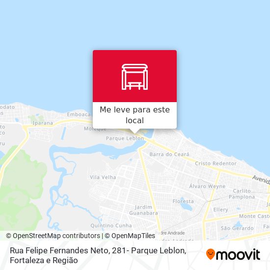 Rua Felipe Fernandes Neto, 281- Parque Leblon mapa