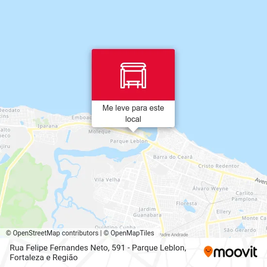 Rua Felipe Fernandes Neto, 591 - Parque Leblon mapa
