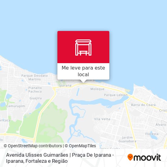 Avenida Ulisses Guimarães | Praça De Iparana - Iparana mapa