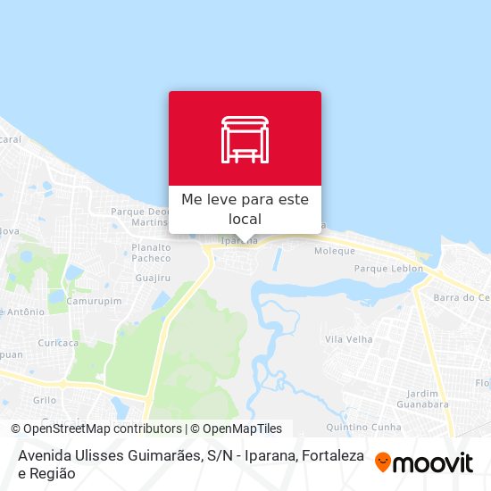 Avenida Ulisses Guimarães, S / N - Iparana mapa