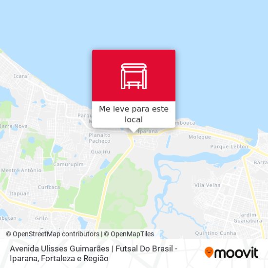 Avenida Ulisses Guimarães | Futsal Do Brasil - Iparana mapa