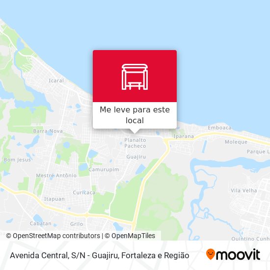 Avenida Central, S/N - Guajiru mapa
