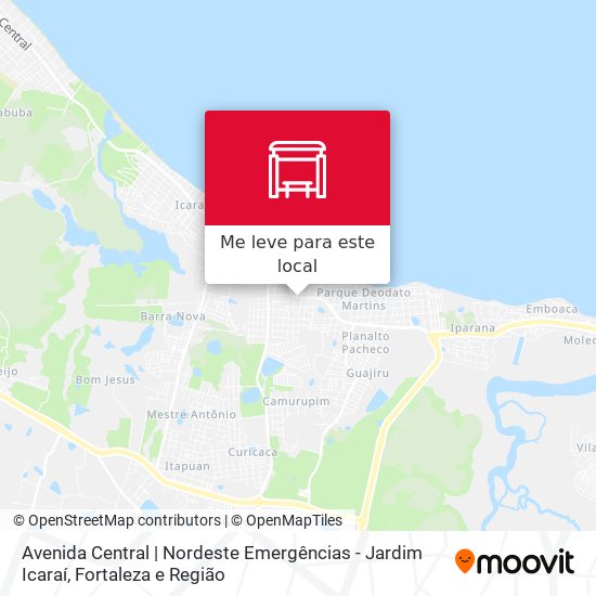 Avenida Central | Nordeste Emergências - Jardim Icaraí mapa