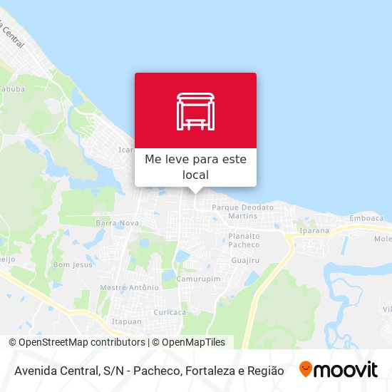 Avenida Central, S/N - Pacheco mapa