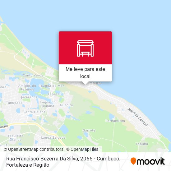 Rua Francisco Bezerra Da Silva, 2065 - Cumbuco mapa
