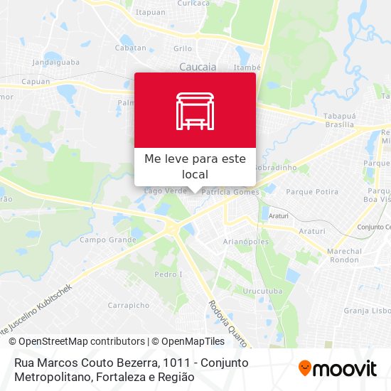 Rua Marcos Couto Bezerra, 1011 - Conjunto Metropolitano mapa