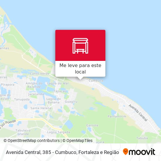Avenida Central, 385 - Cumbuco mapa