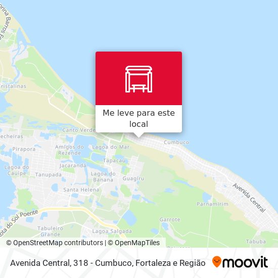 Avenida Central, 318 - Cumbuco mapa