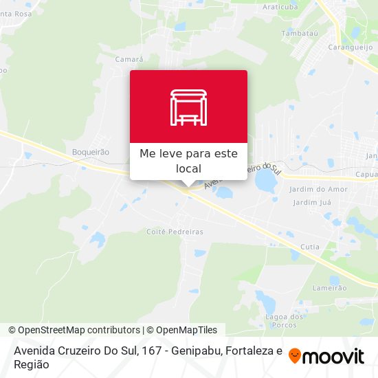 Avenida Cruzeiro Do Sul, 167 - Genipabu mapa