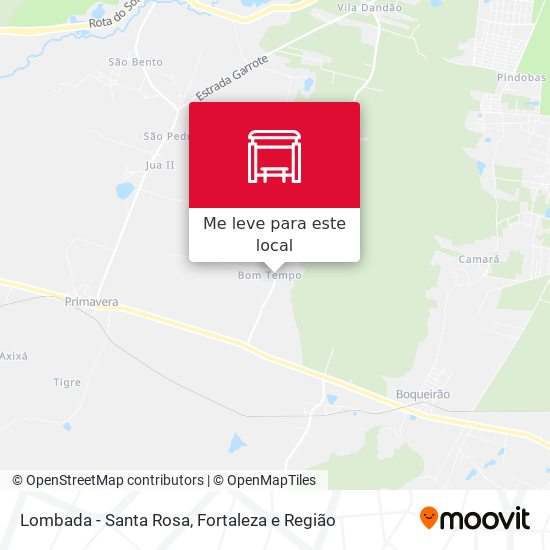 Lombada - Santa Rosa mapa