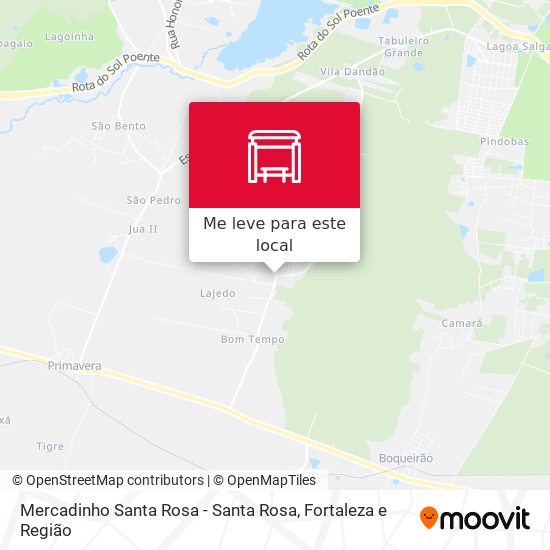 Mercadinho Santa Rosa - Santa Rosa mapa