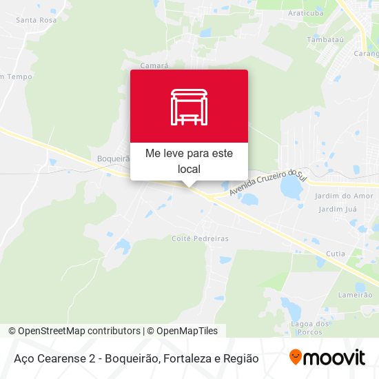Aço Cearense 2 - Boqueirão mapa