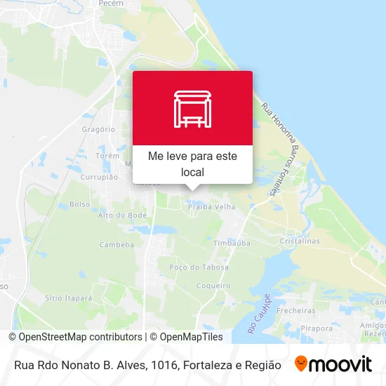 Rua Rdo Nonato B. Alves, 1016 mapa