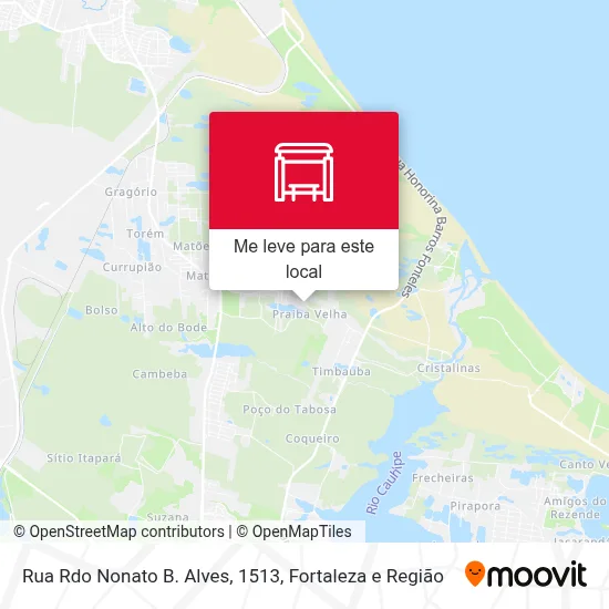 Rua Rdo Nonato B. Alves, 1513 mapa