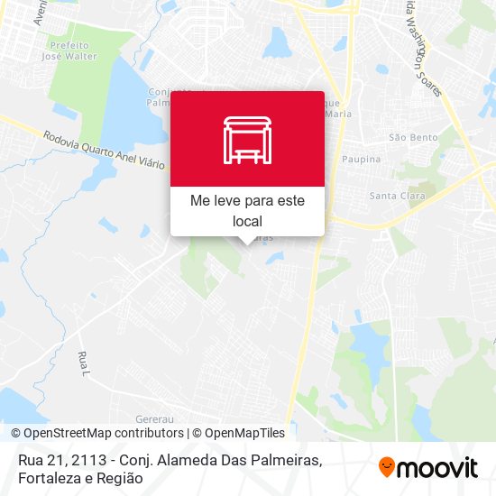 Rua 21, 2113 - Conj. Alameda Das Palmeiras mapa