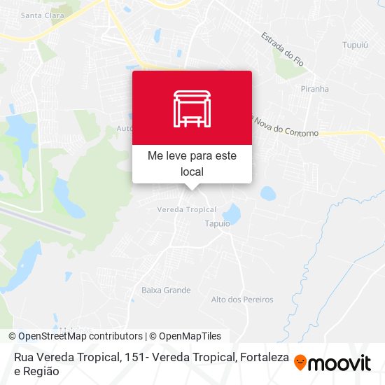 Rua Vereda Tropical, 151- Vereda Tropical mapa