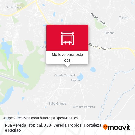 Rua Vereda Tropical, 358- Vereda Tropical mapa
