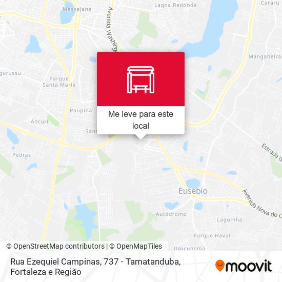 Rua Ezequiel Campinas, 737 - Tamatanduba mapa