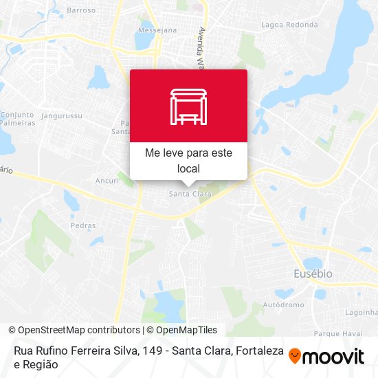 Rua Rufino Ferreira Silva, 149 - Santa Clara mapa