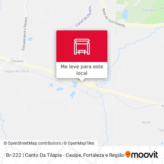 Br-222 | Canto Da Tilápia - Cauípe mapa