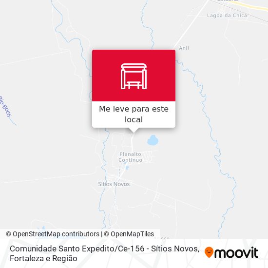 Comunidade Santo Expedito / Ce-156 - Sítios Novos mapa