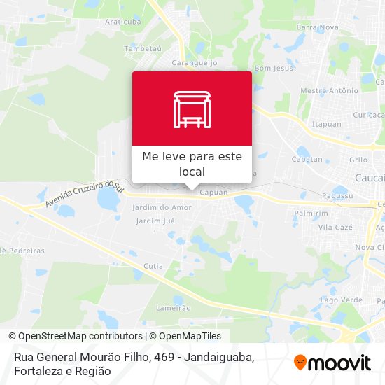 Rua General Mourão Filho, 469 - Jandaiguaba mapa