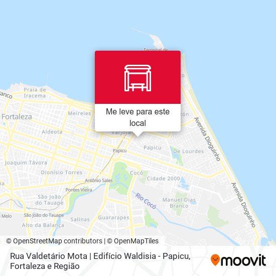 Rua Valdetário Mota | Edifício Waldisia - Papicu mapa