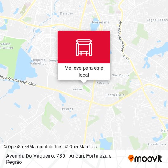 Avenida Do Vaqueiro, 789 - Ancuri mapa