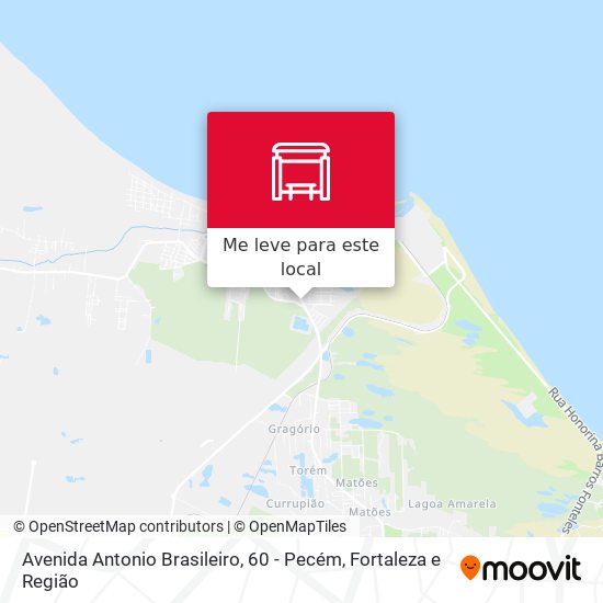 Avenida Antonio Brasileiro, 60 - Pecém mapa