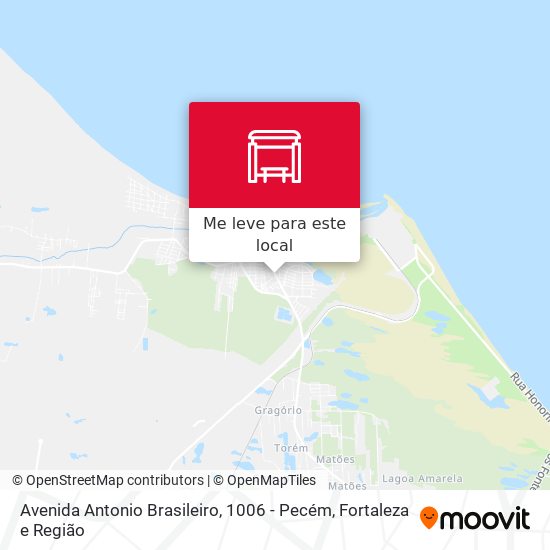Avenida Antonio Brasileiro, 1006 - Pecém mapa