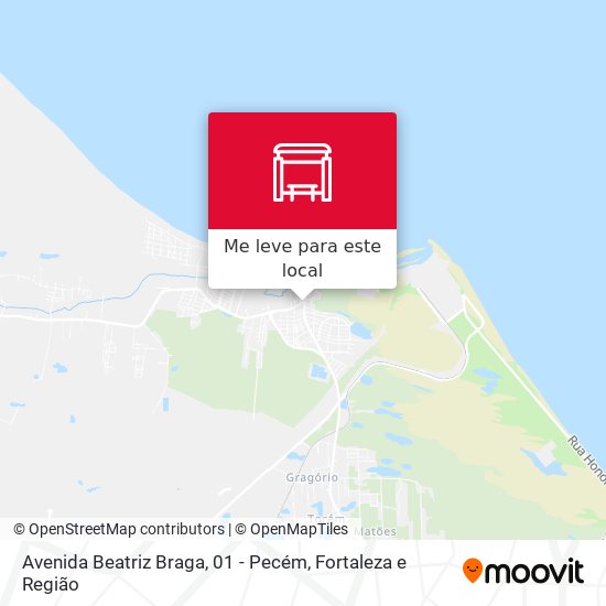 Avenida Beatriz Braga, 01 - Pecém mapa