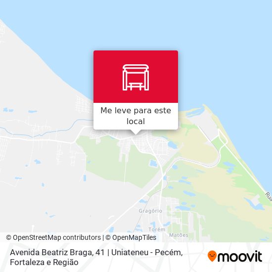 Avenida Beatriz Braga, 41 | Uniateneu - Pecém mapa
