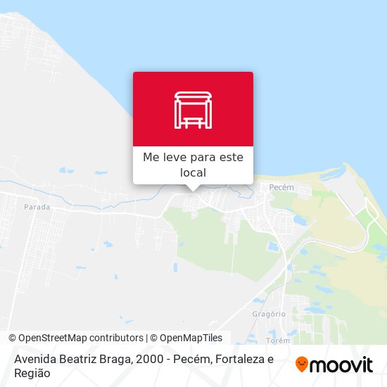 Avenida Beatriz Braga, 2000 - Pecém mapa