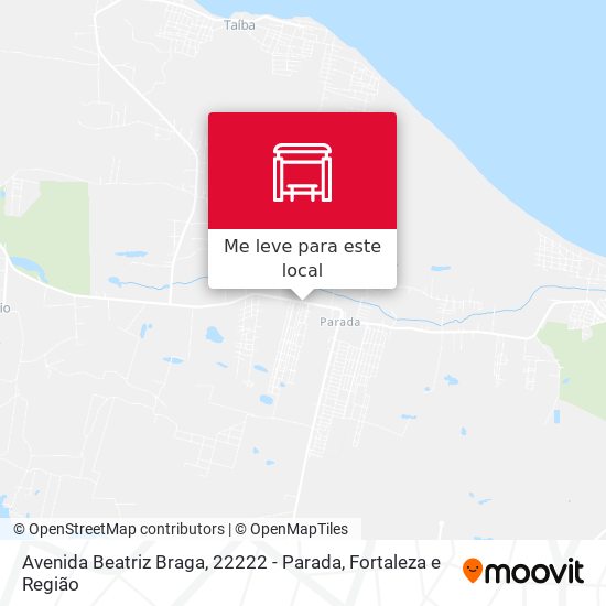Avenida Beatriz Braga, 22222 - Parada mapa
