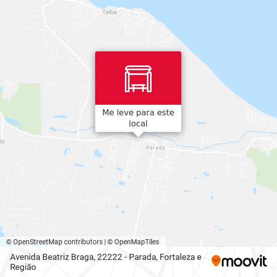 Avenida Beatriz Braga, 22222 - Parada mapa